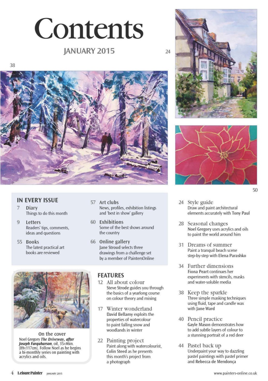 Leisure Painter & The Artist Preview Pages