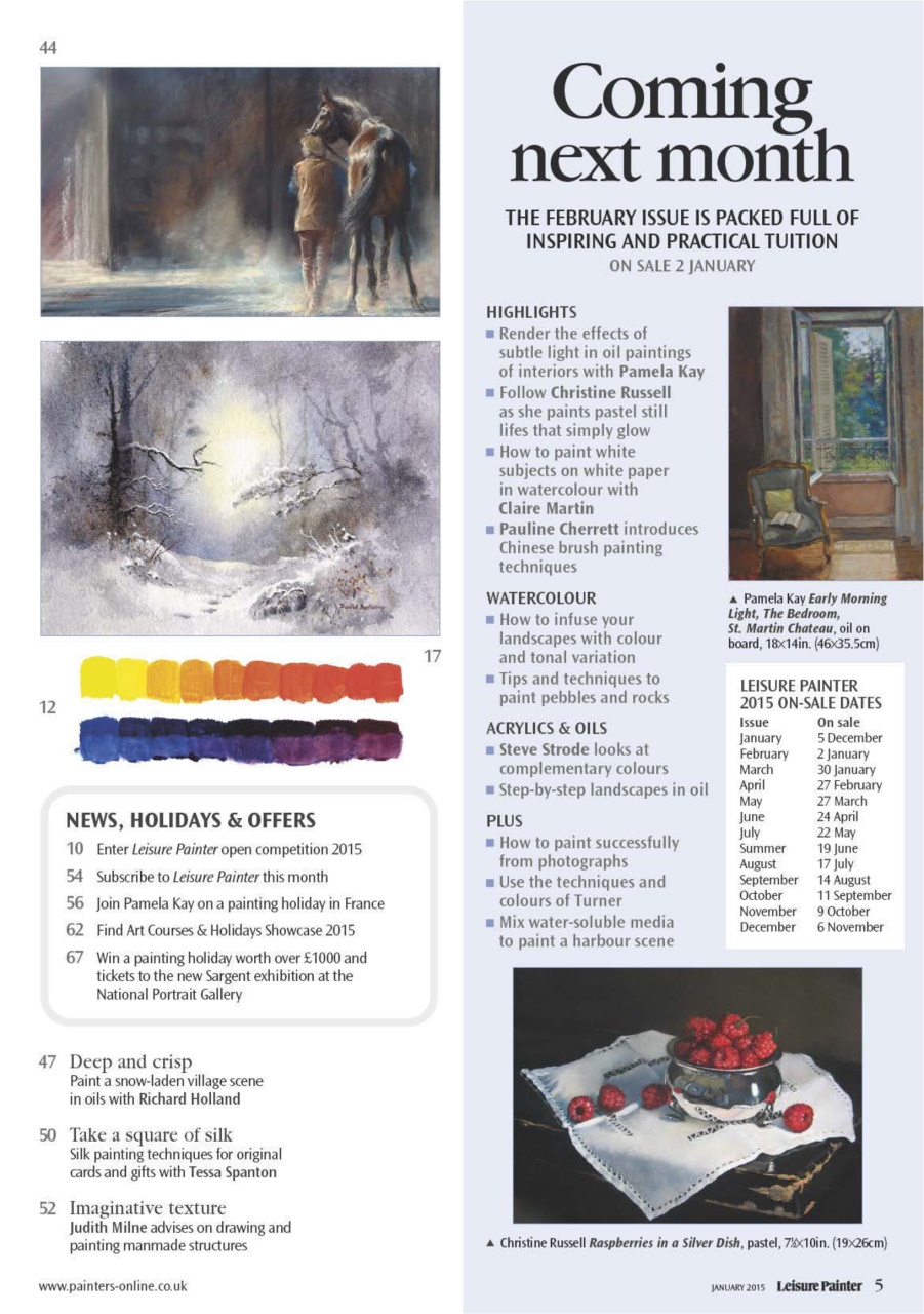Leisure Painter & The Artist Preview Pages