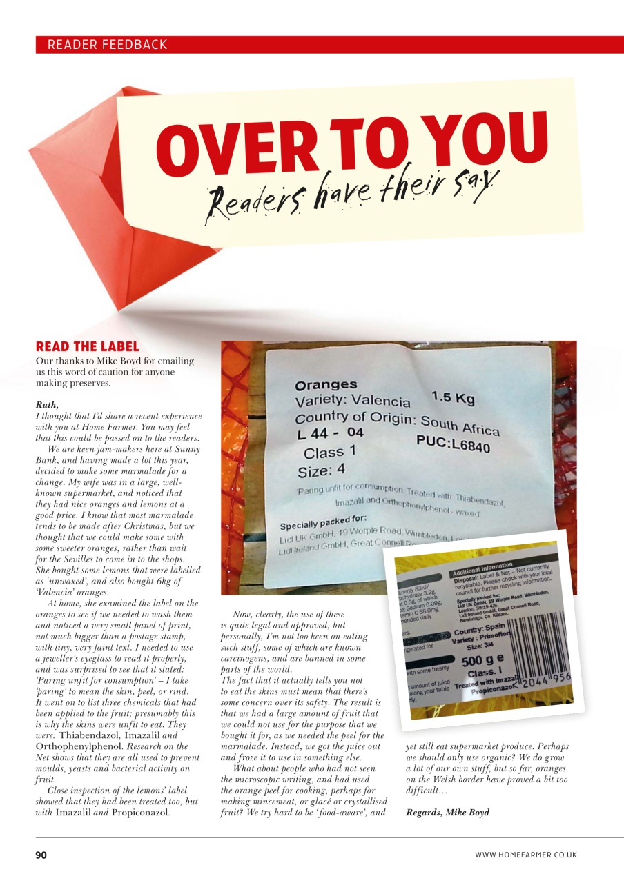 Home Farmer Magazine Preview Pages