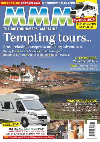 MMM magazine issue Tempting tours - January 2015