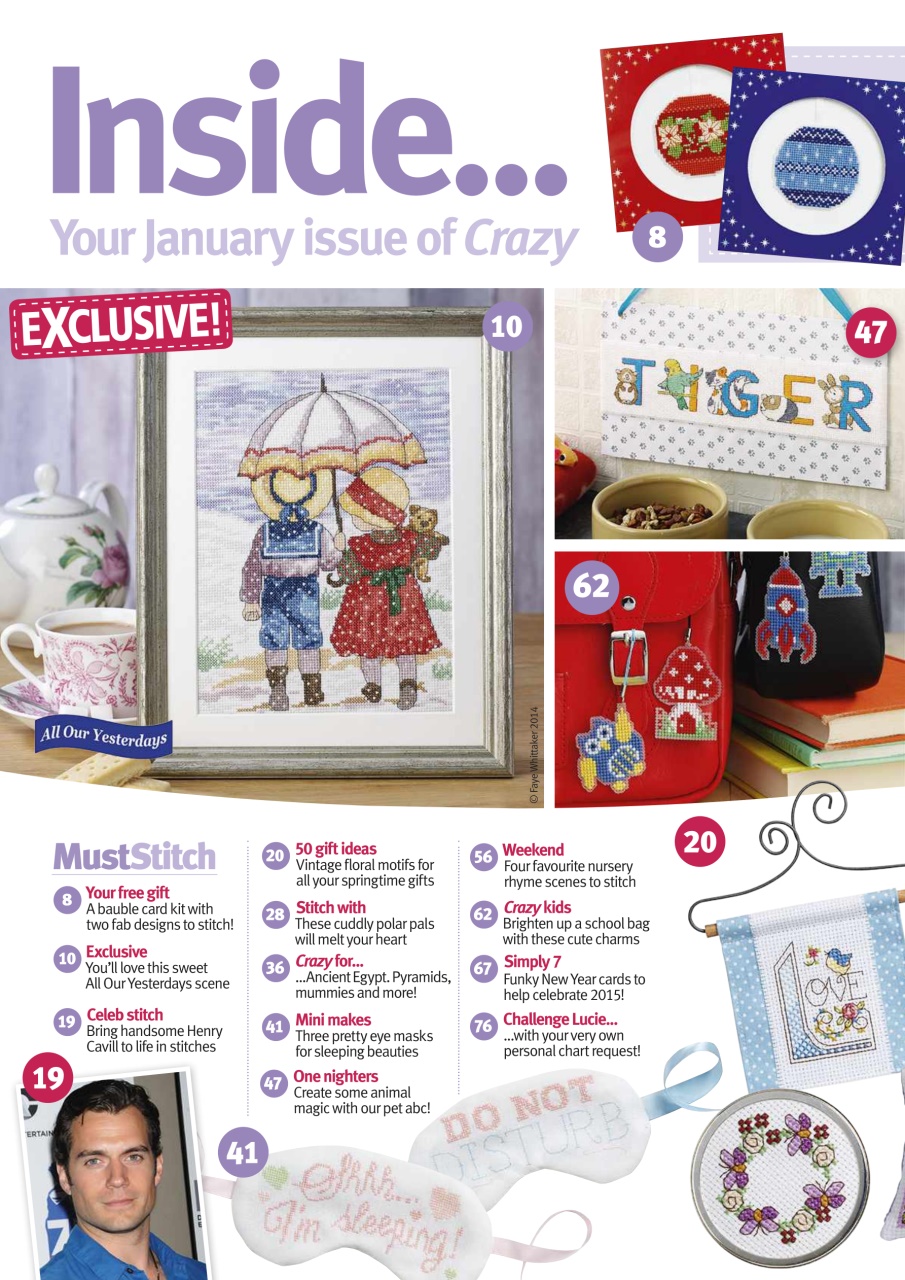 Cross Stitch Crazy Preview Pages