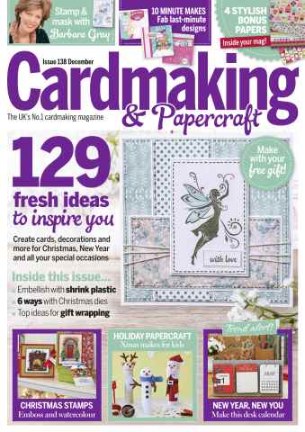 Cardmaking & Papercraft issue December 2014