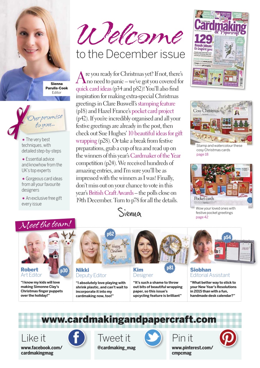 Cardmaking & Papercraft Preview Pages