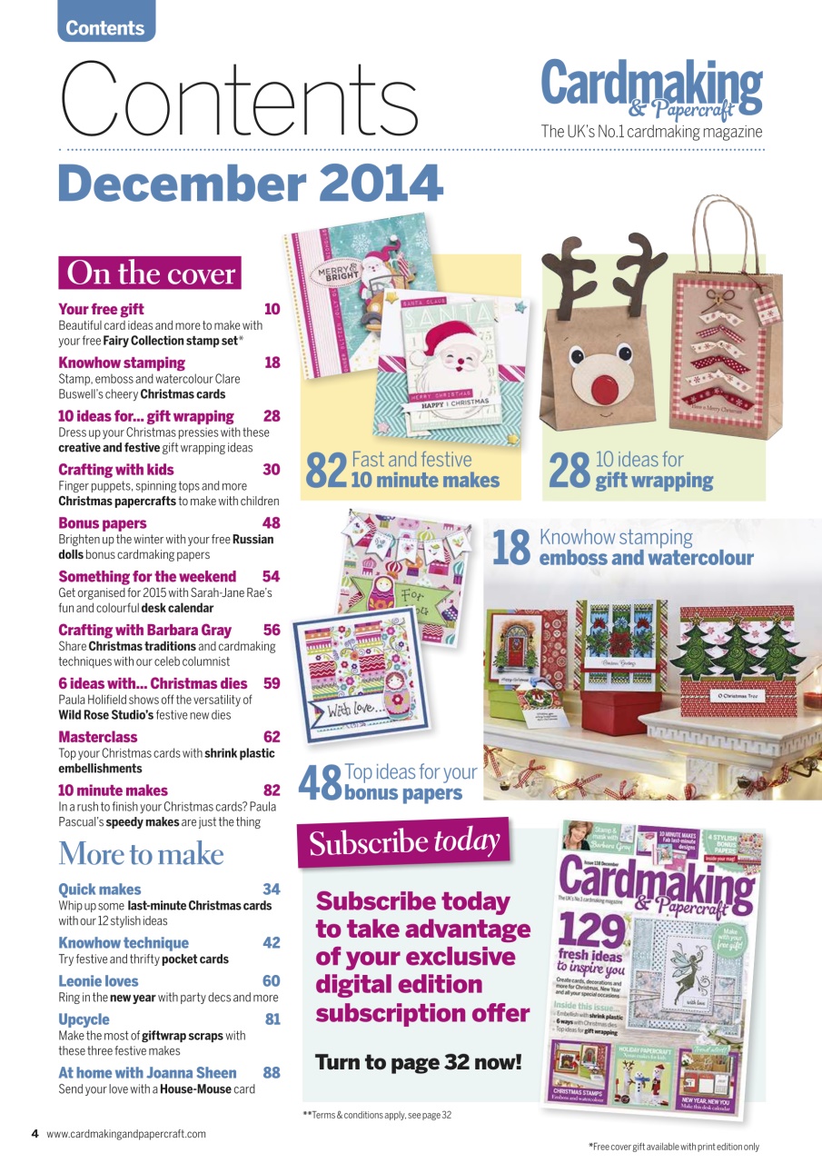 Cardmaking & Papercraft Preview Pages