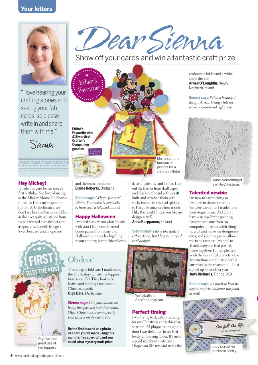 Cardmaking & Papercraft Preview Pages