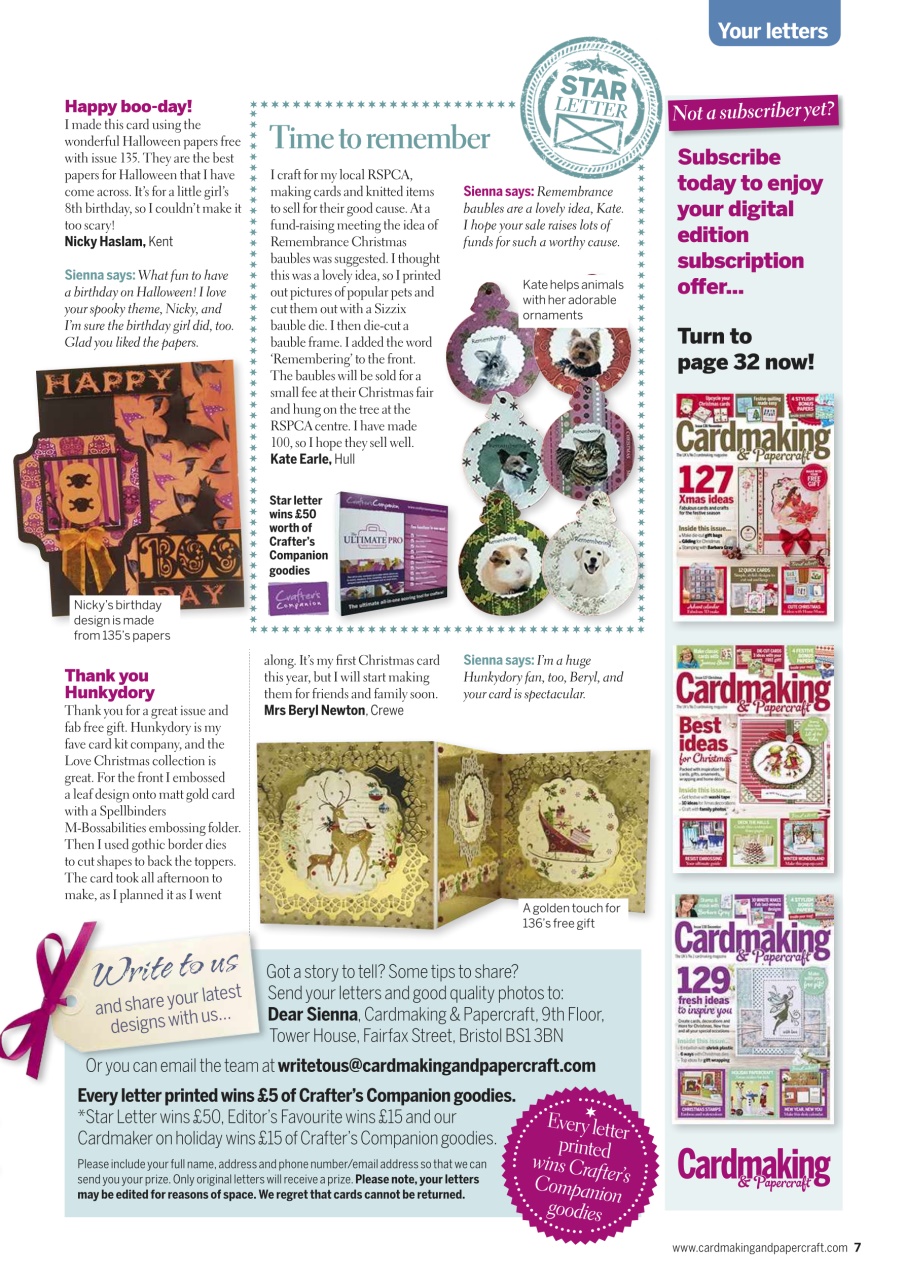 Cardmaking & Papercraft Preview Pages