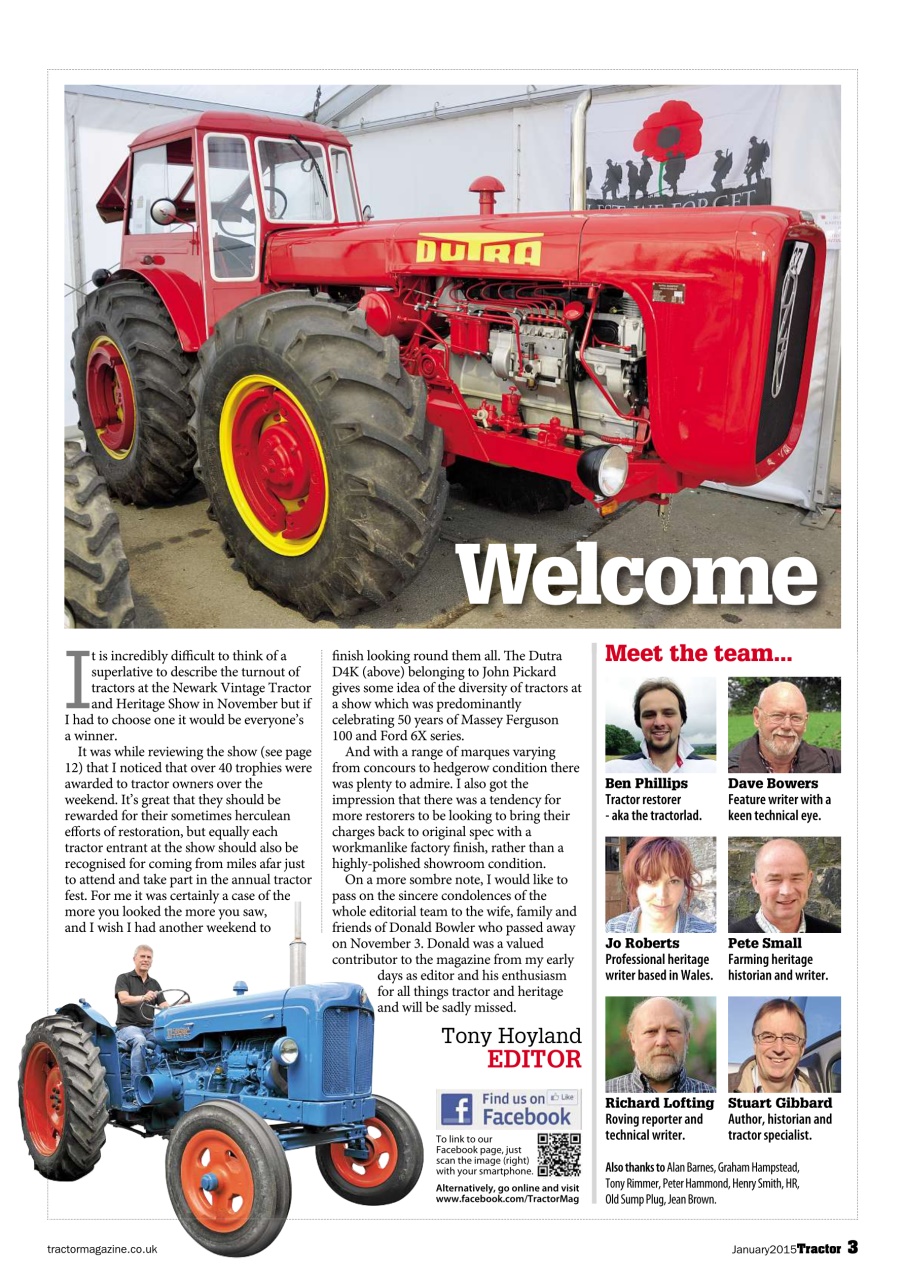 Tractor & Farming Heritage Magazine Preview Pages