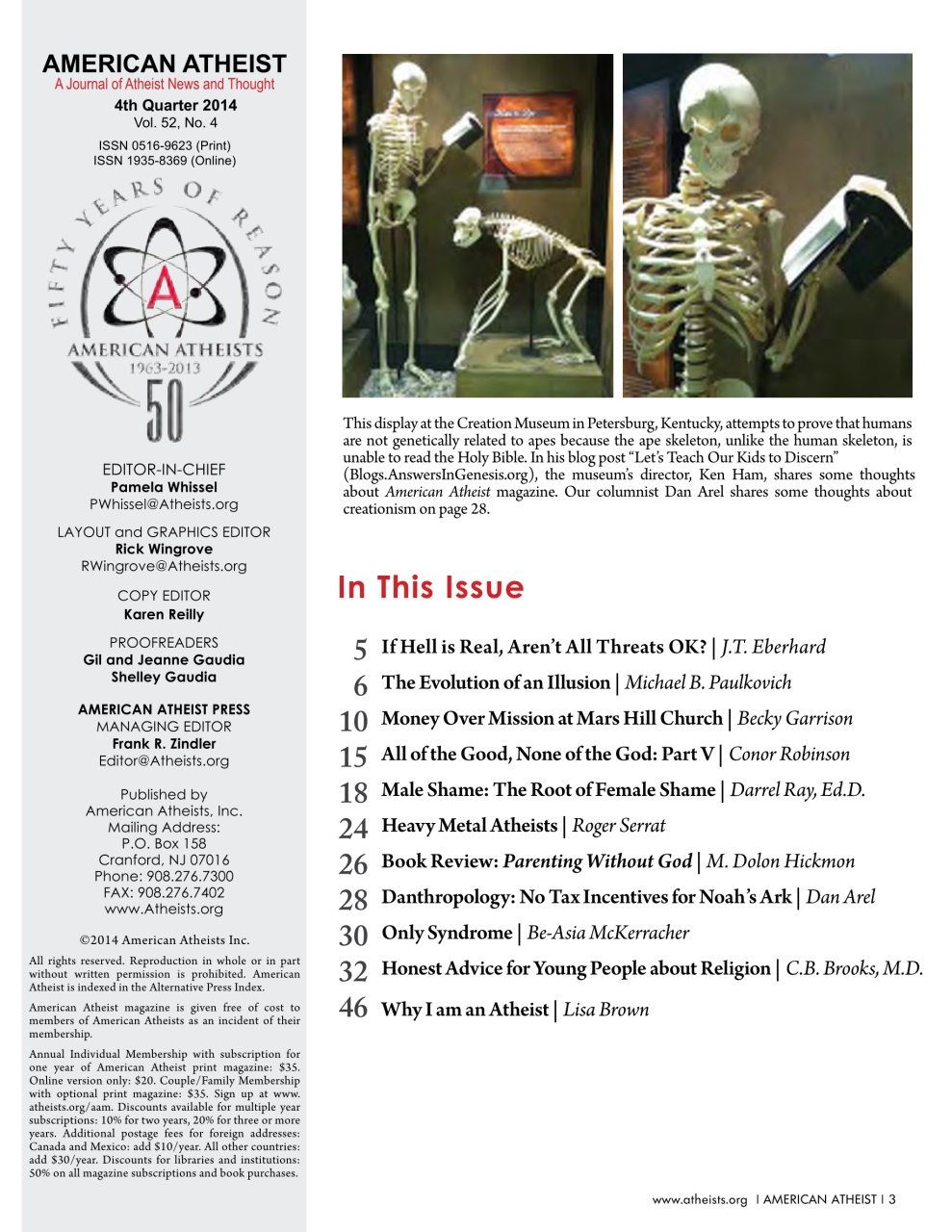 American Atheist Preview Pages