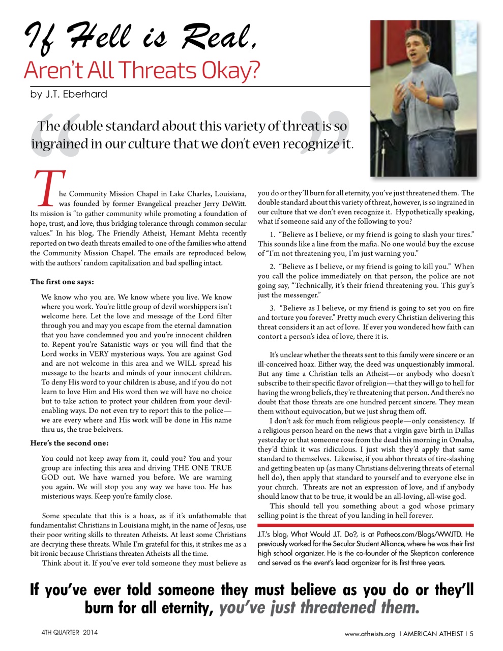 American Atheist Preview Pages
