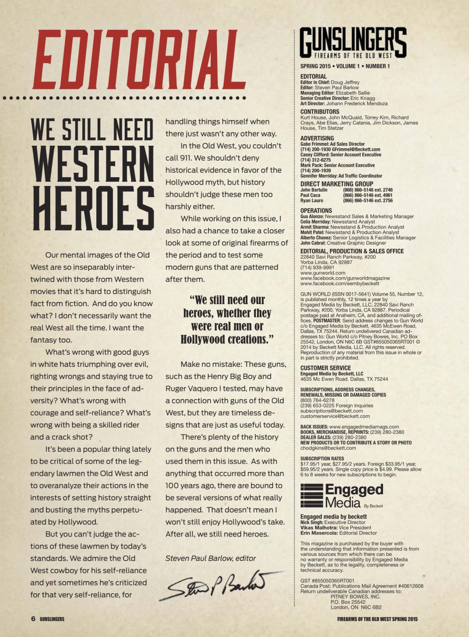 Gun World Preview Pages
