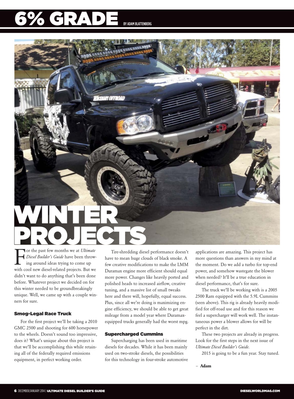 Ultimate Diesel Builders Guide Preview Pages
