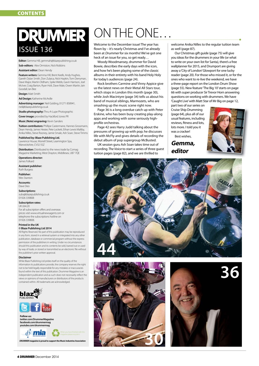 iDrum magazine: Never miss a beat Preview Pages
