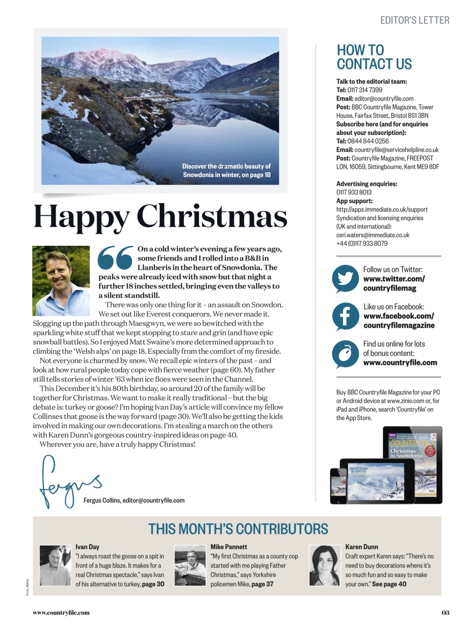 BBC Countryfile Magazine Preview Pages