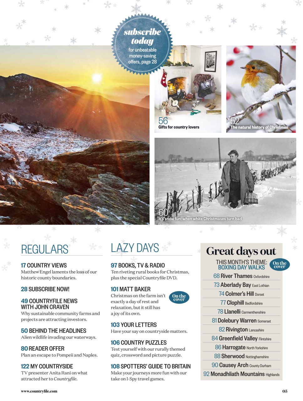 BBC Countryfile Magazine Preview Pages