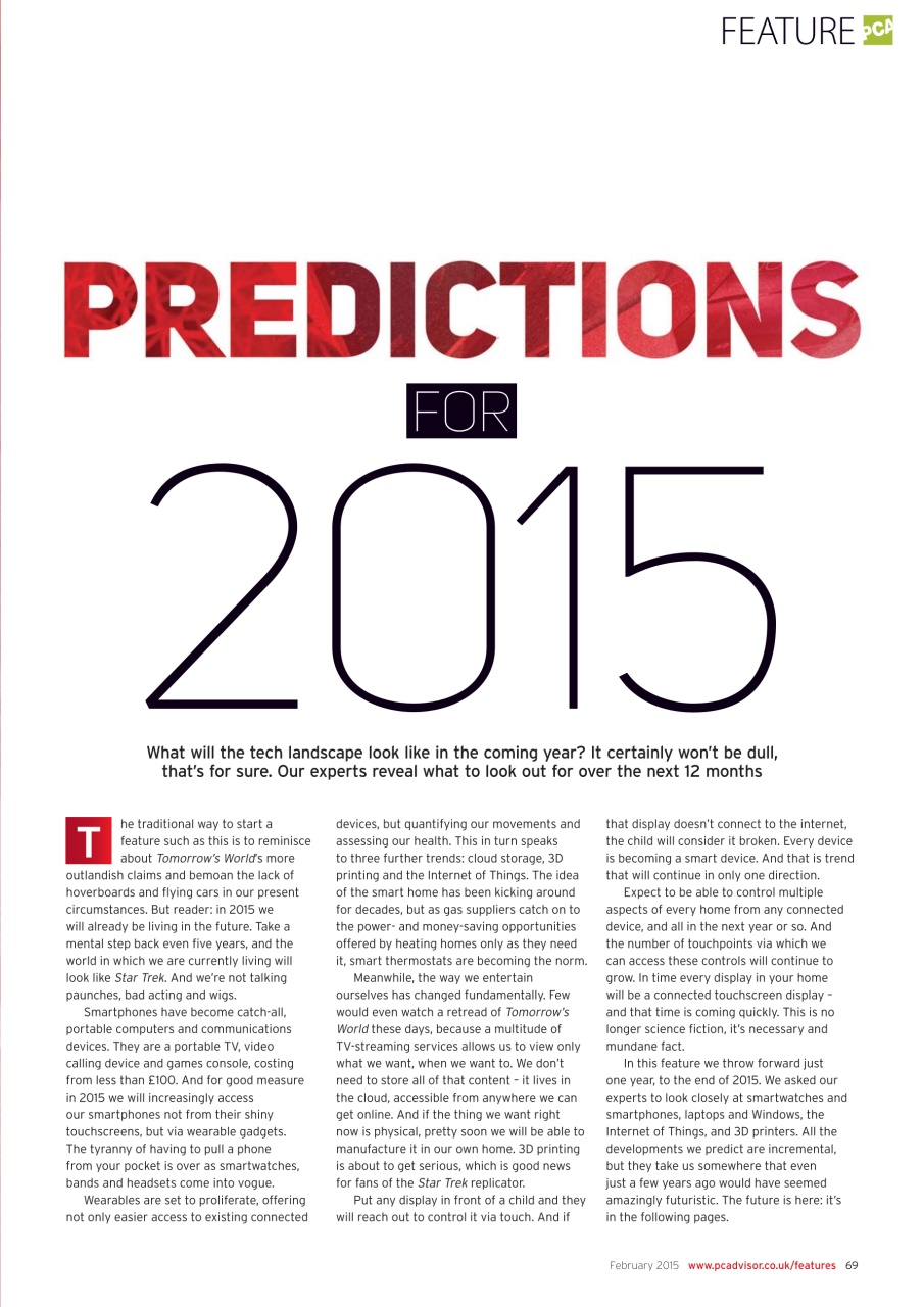 Tech Advisor Preview Pages