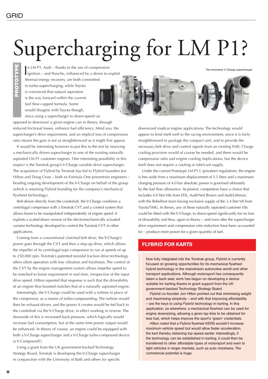 Race Engine Technology Preview Pages