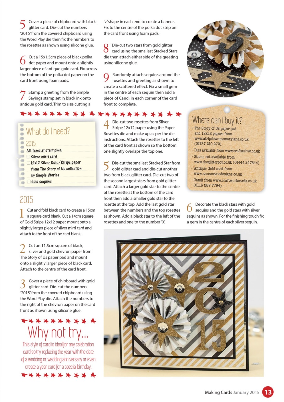 Making Cards & Papercraft Preview Pages