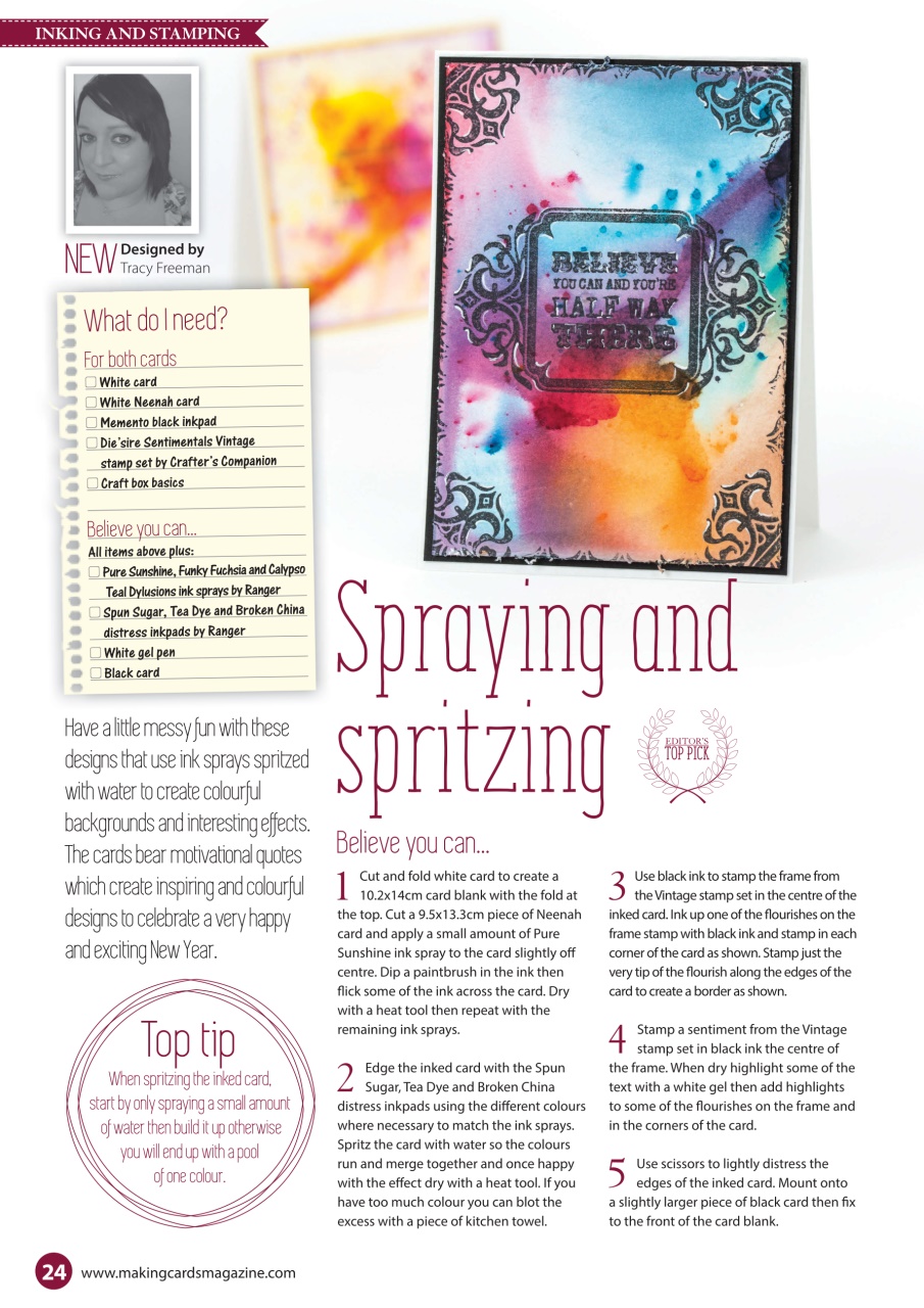 Making Cards & Papercraft Preview Pages