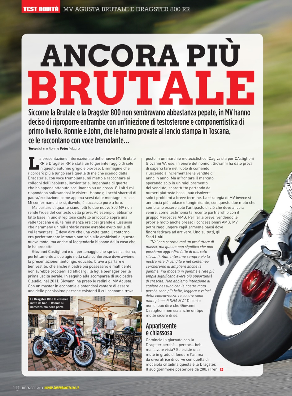 Superbike Italia Preview Pages