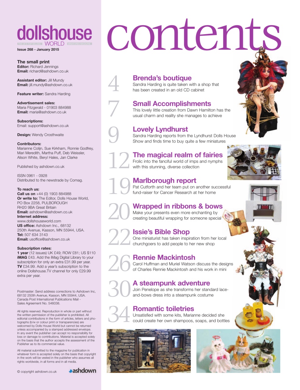 Dolls House World Preview Pages