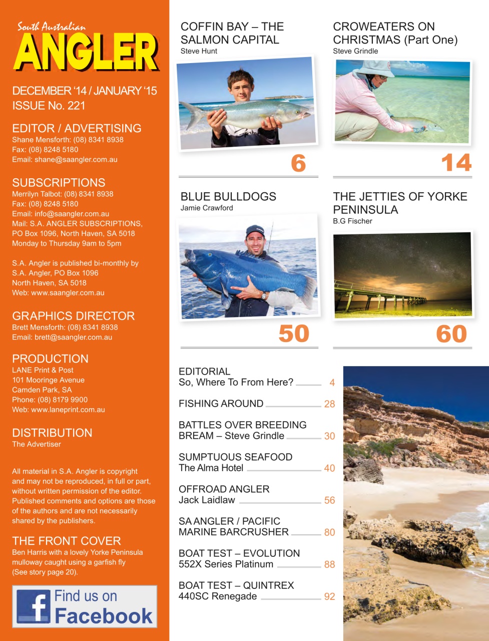 South Australian Angler Preview Pages