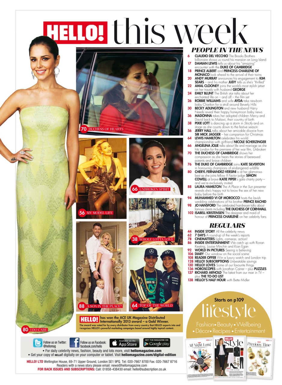 Hello! Magazine Preview Pages