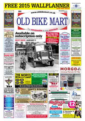 Old Bike Mart issue December 2014