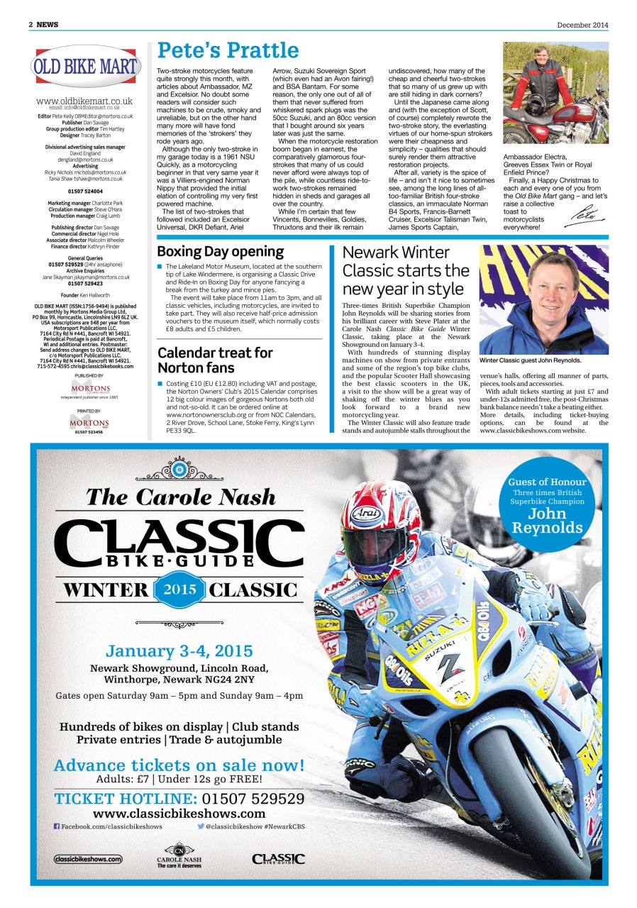 Old Bike Mart Preview Pages