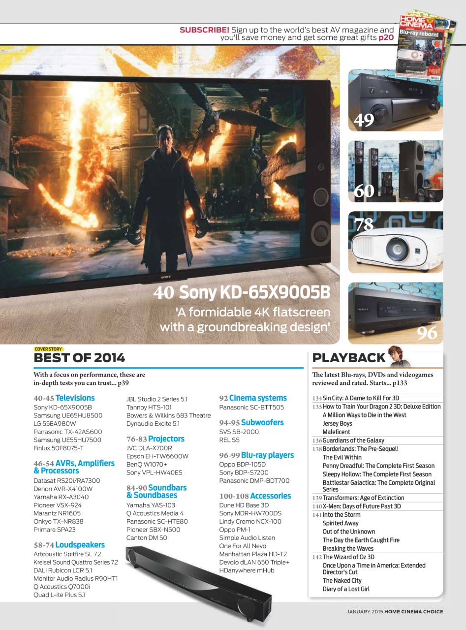 Home Cinema Choice Preview Pages