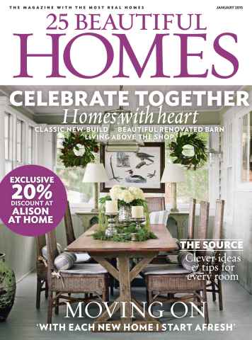 25 Beautiful Homes issue January 2015