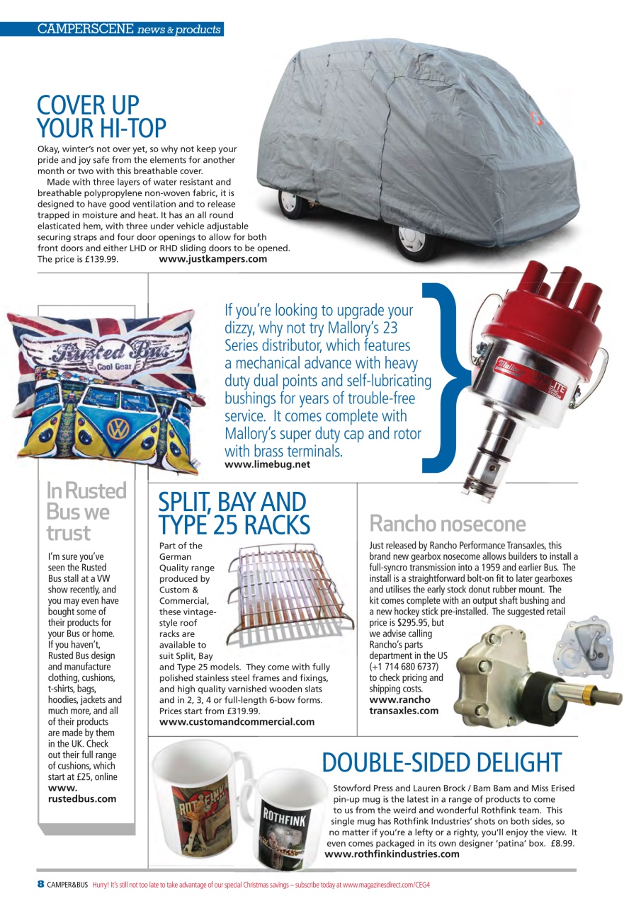 VW Camper Preview Pages