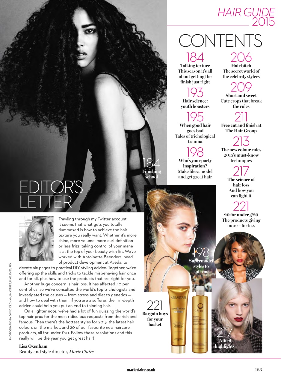 Marie Claire Preview Pages