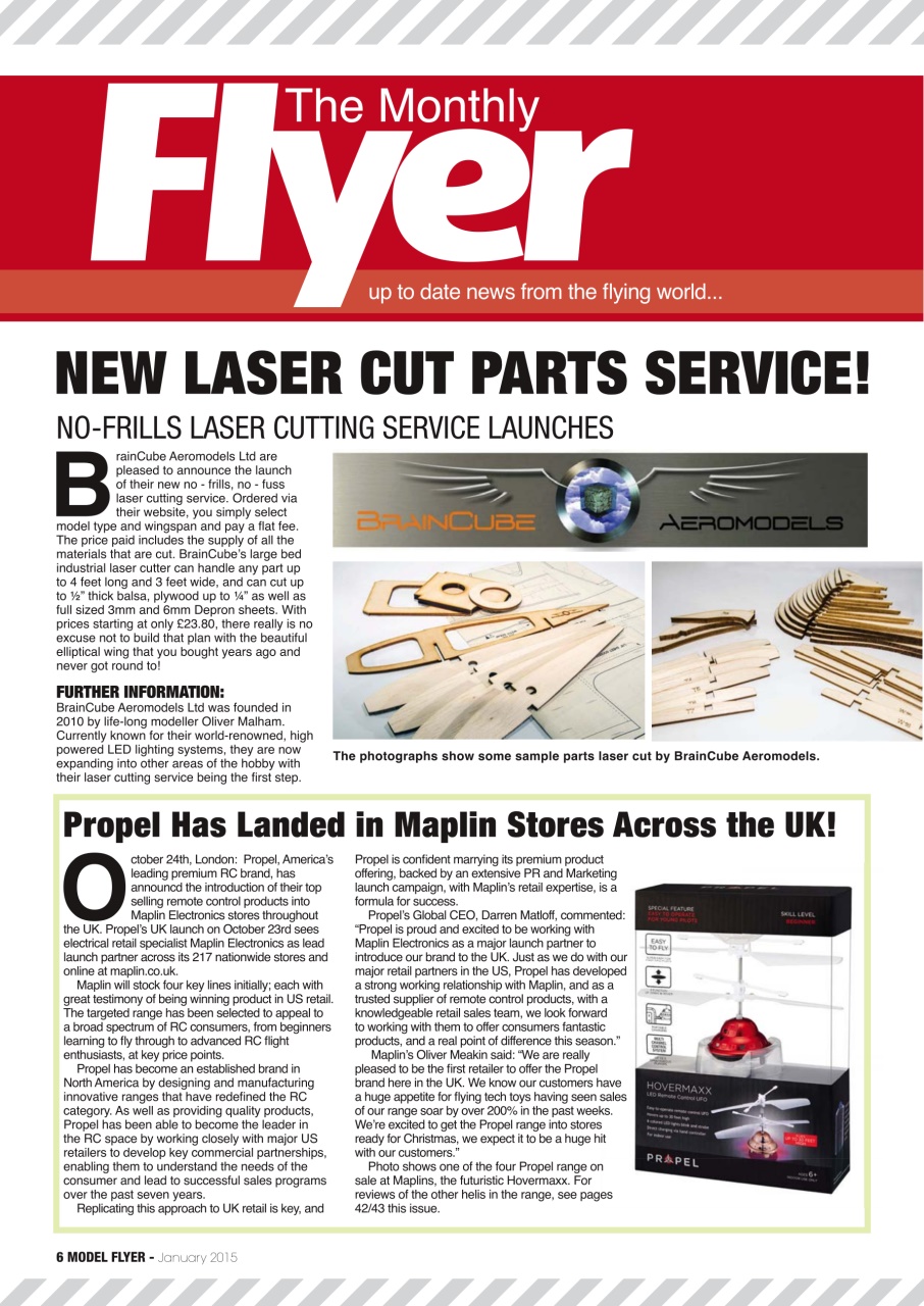 Radio Control Model Flyer Preview Pages