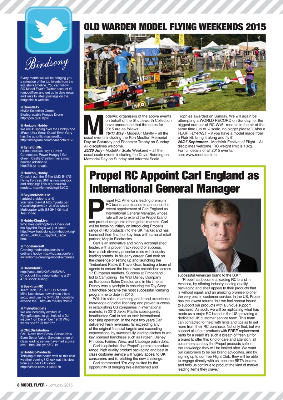 Radio Control Model Flyer Preview Pages