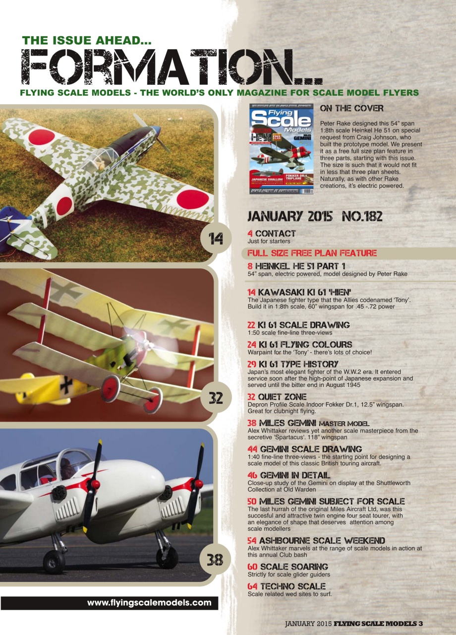 Flying Scale Models Preview Pages