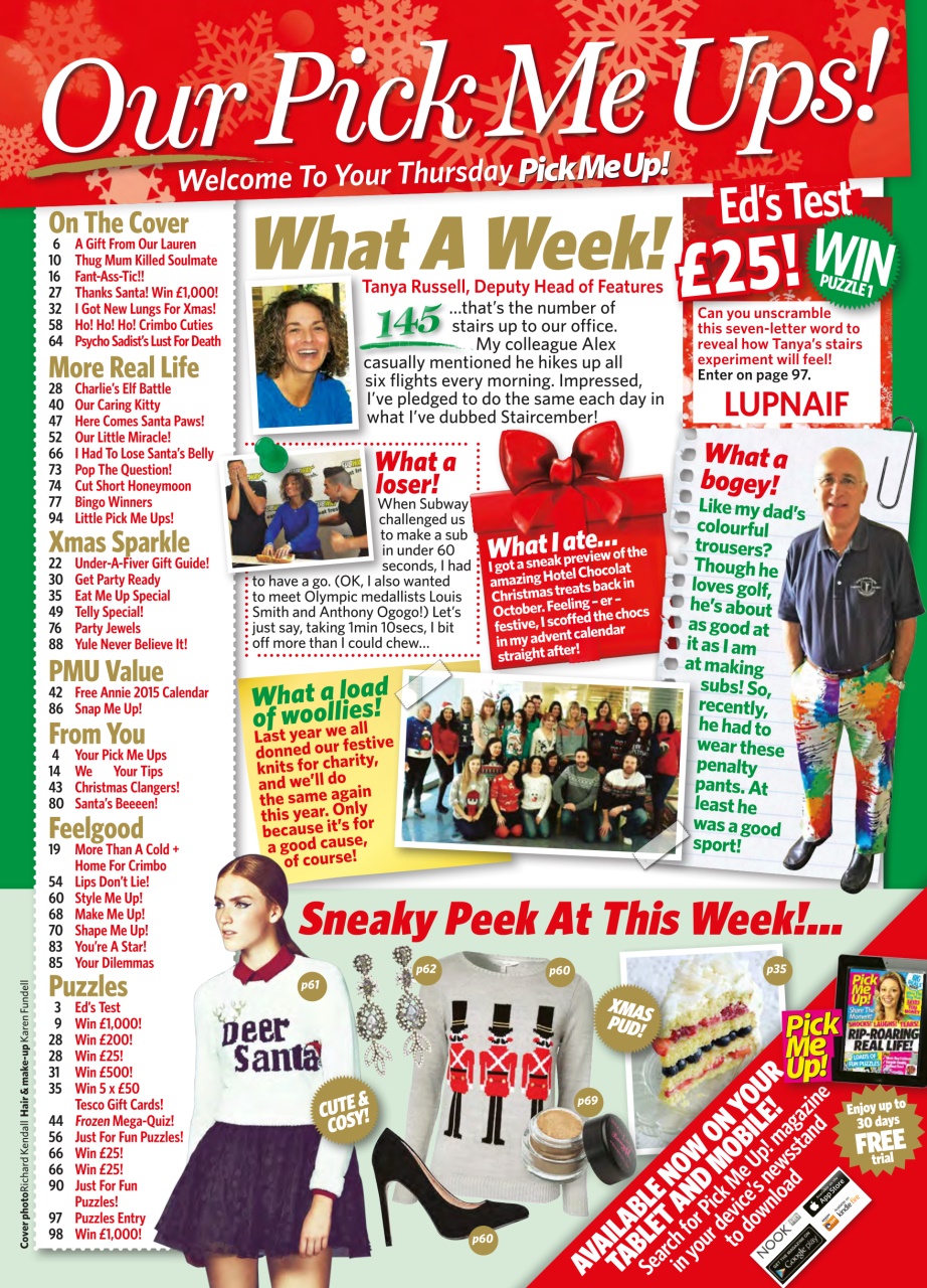 Pick Me Up Preview Pages