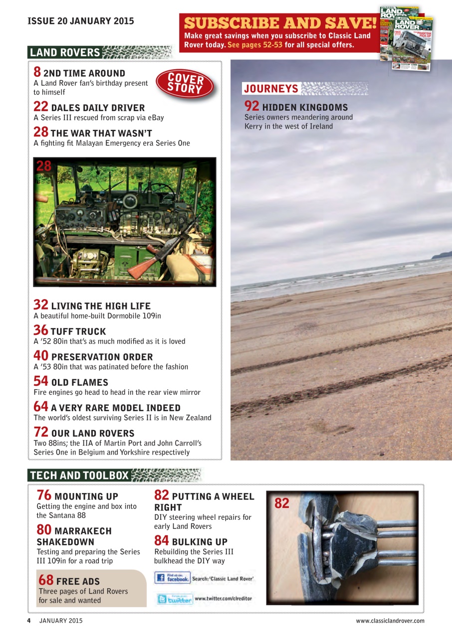 Classic Land Rover Magazine Preview Pages