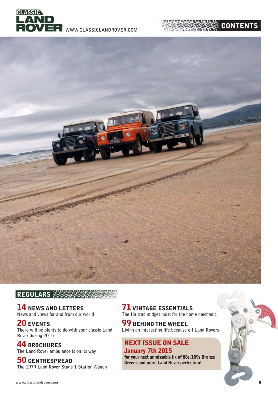 Classic Land Rover Magazine Preview Pages