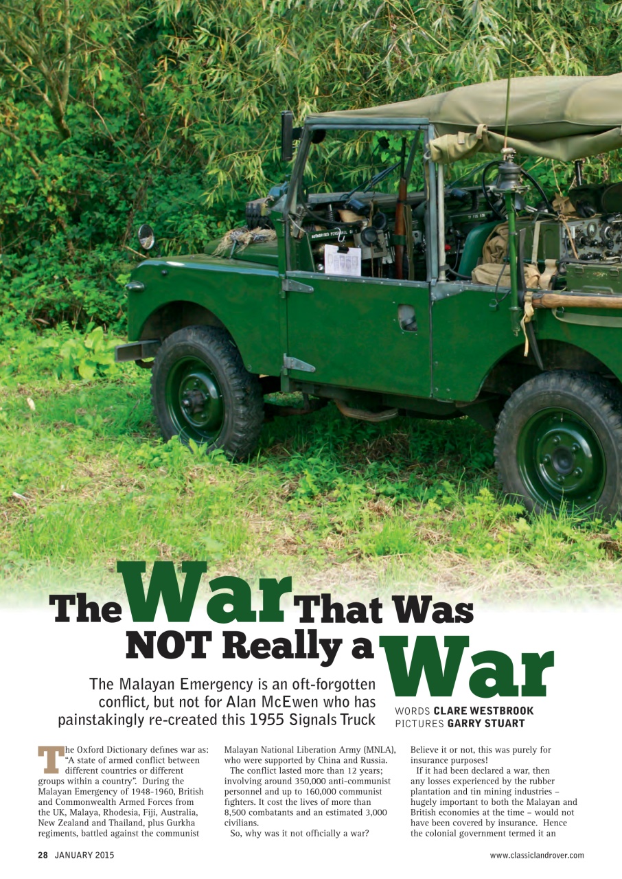Classic Land Rover Magazine Preview Pages