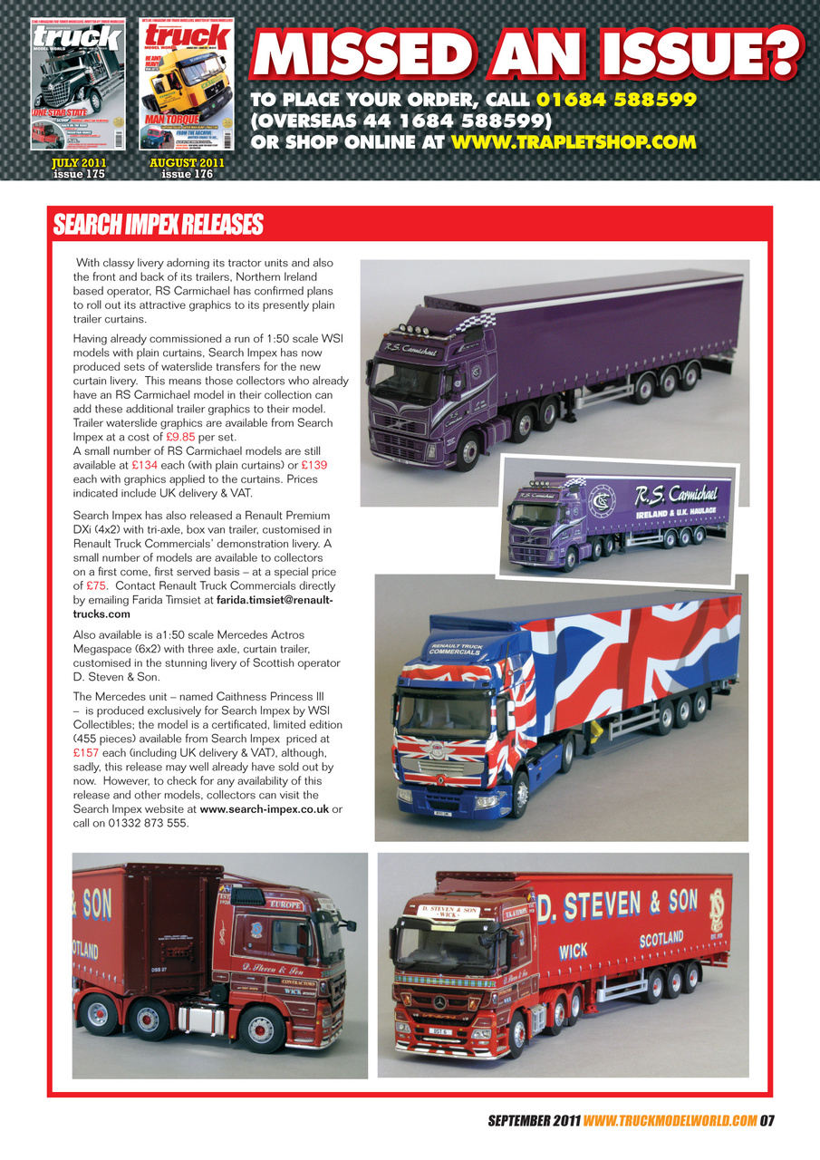 Model Car Truck Motorcycles World Preview Pages