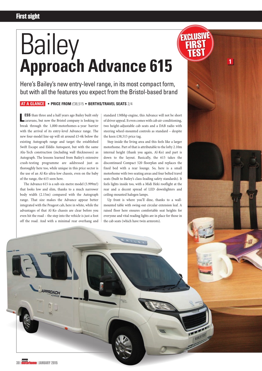 What Motorhome magazine Preview Pages