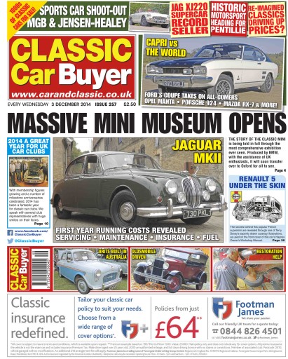 Classic Car Buyer issue 