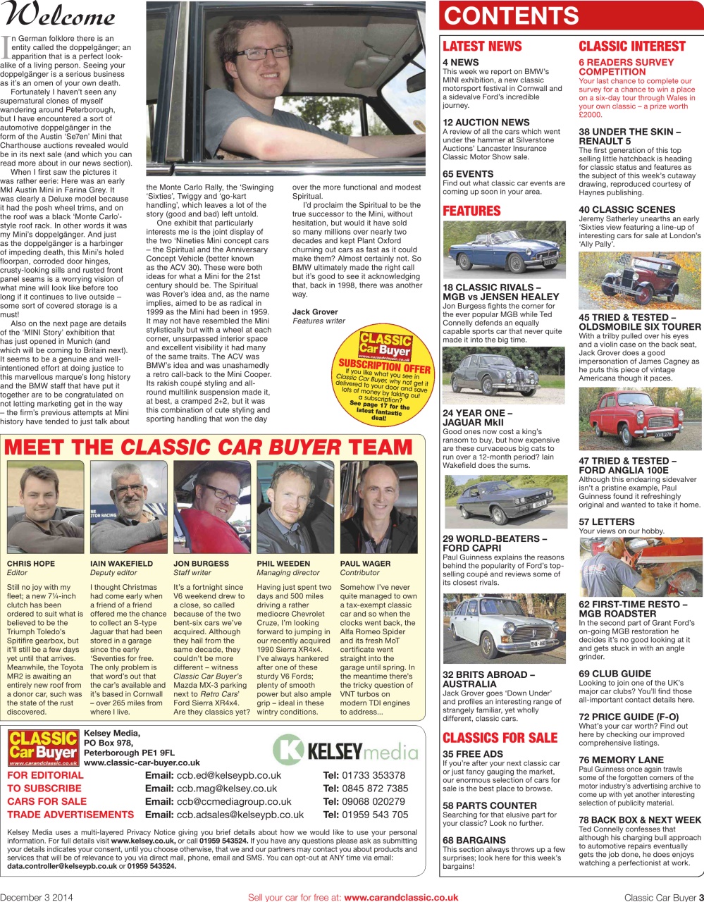 Classic Car Buyer Preview Pages