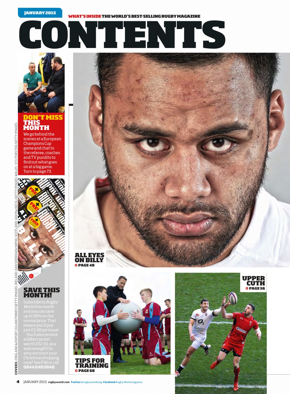 Rugby World Preview Pages