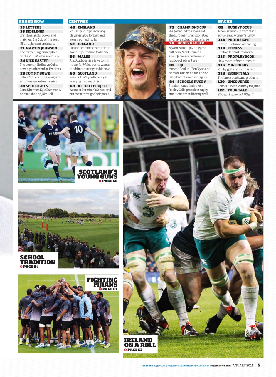 Rugby World Preview Pages