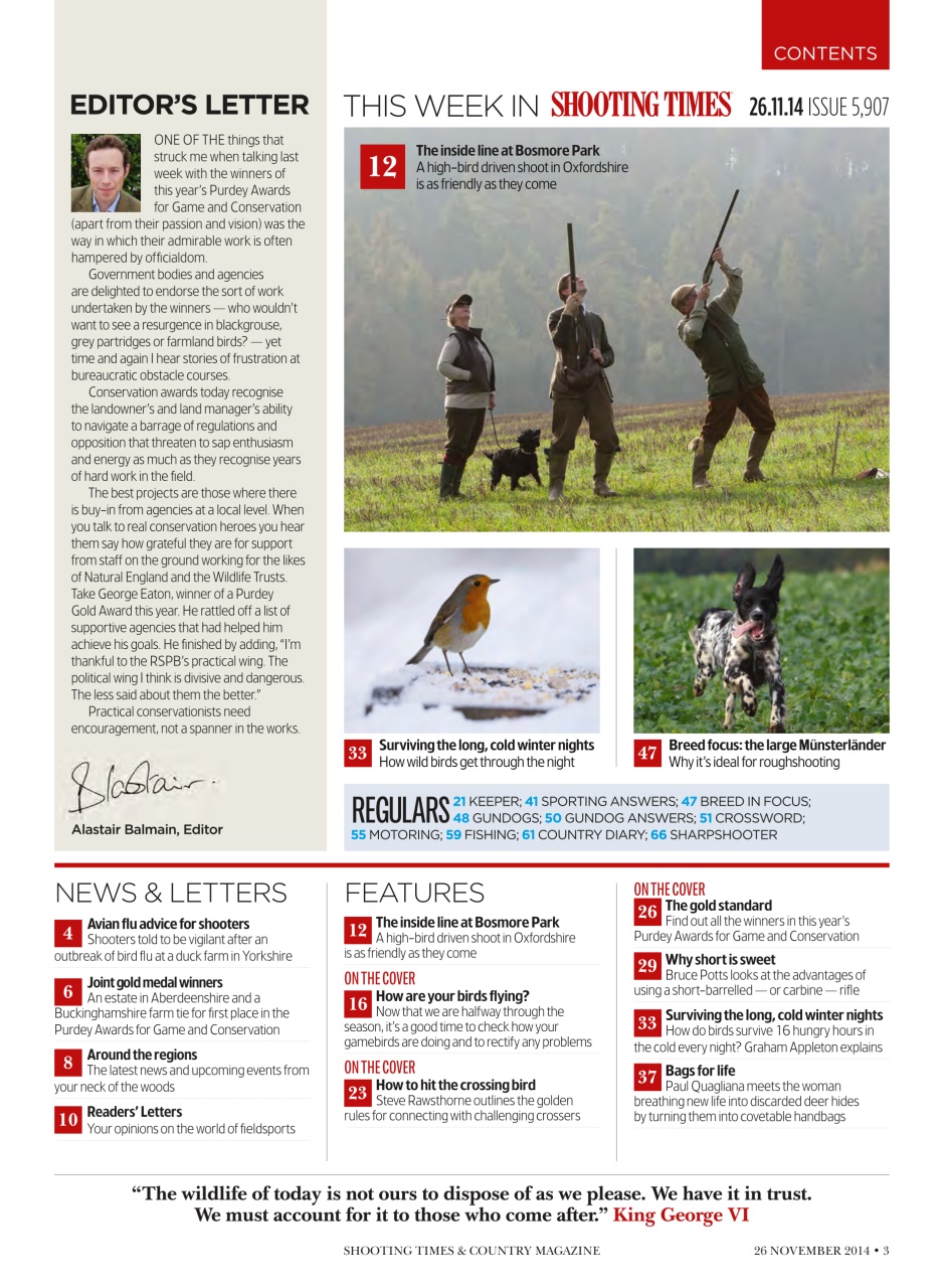 Shooting Times & Country Preview Pages