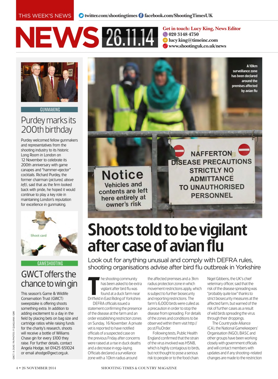 Shooting Times & Country Preview Pages