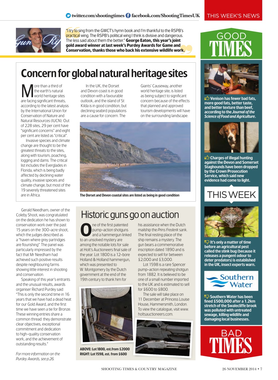 Shooting Times & Country Preview Pages