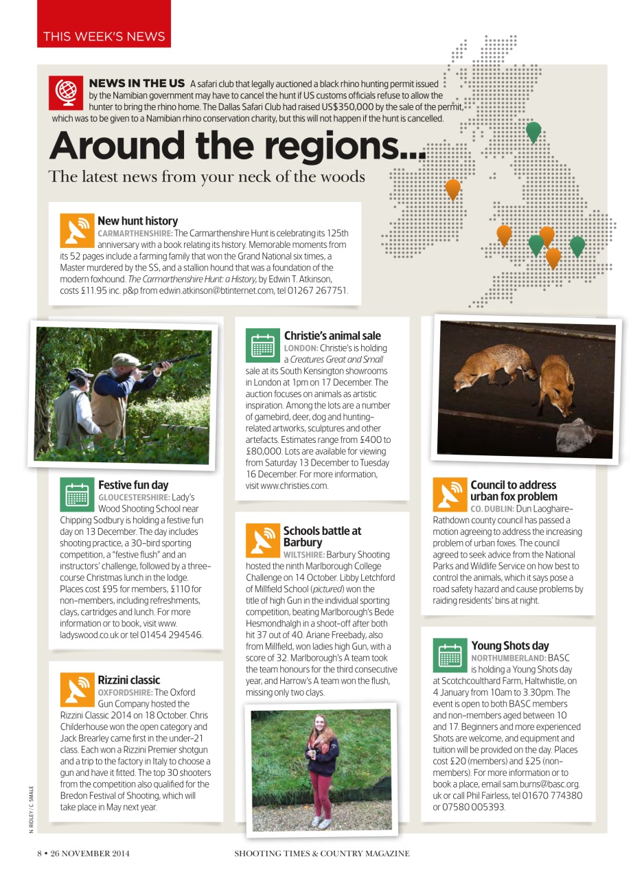 Shooting Times & Country Preview Pages