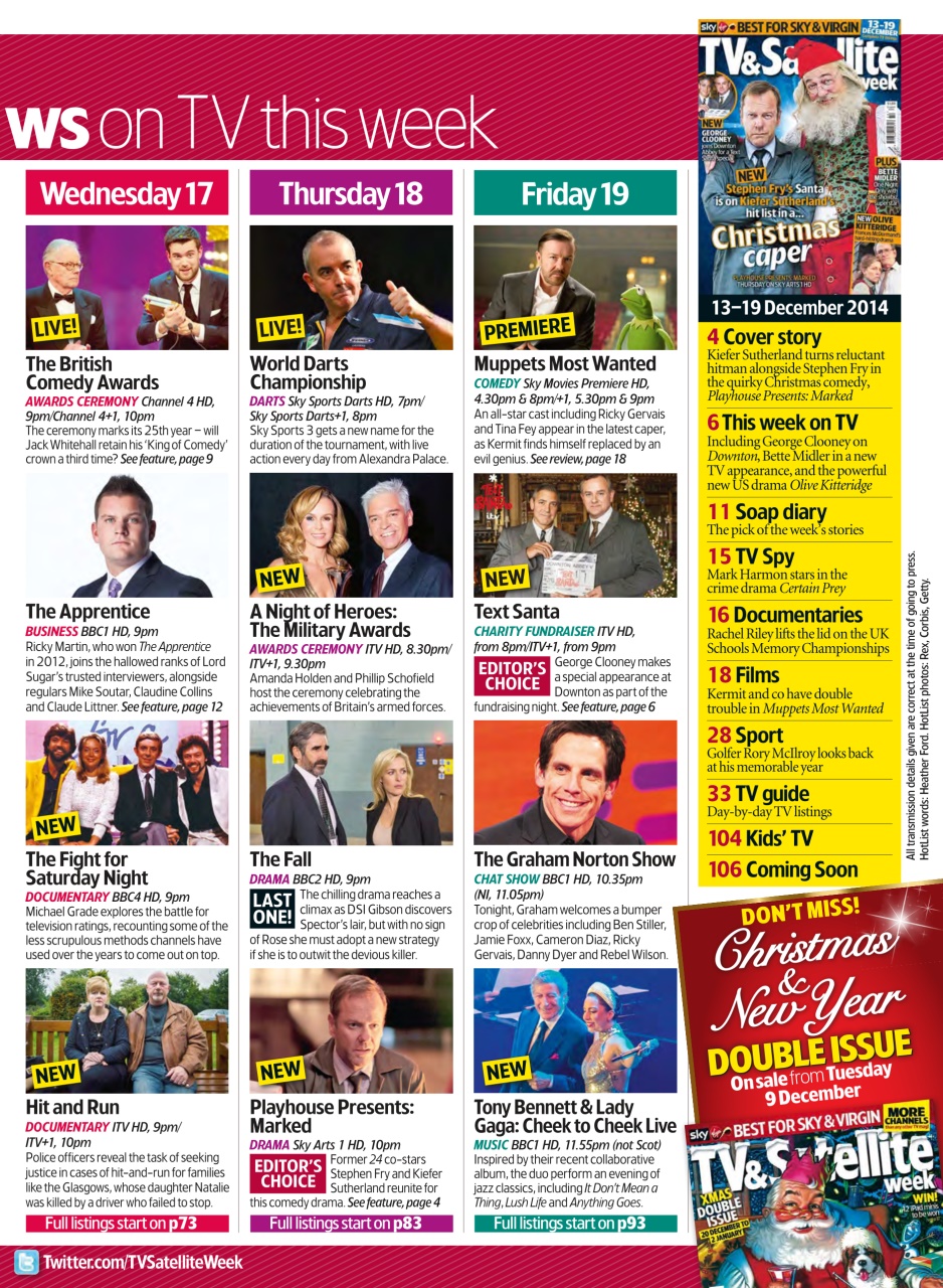 TV & Satellite Week Preview Pages